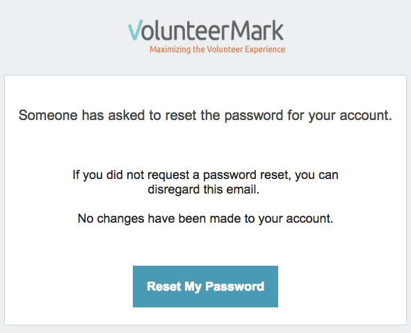 Reset my password - email Reset my password - email